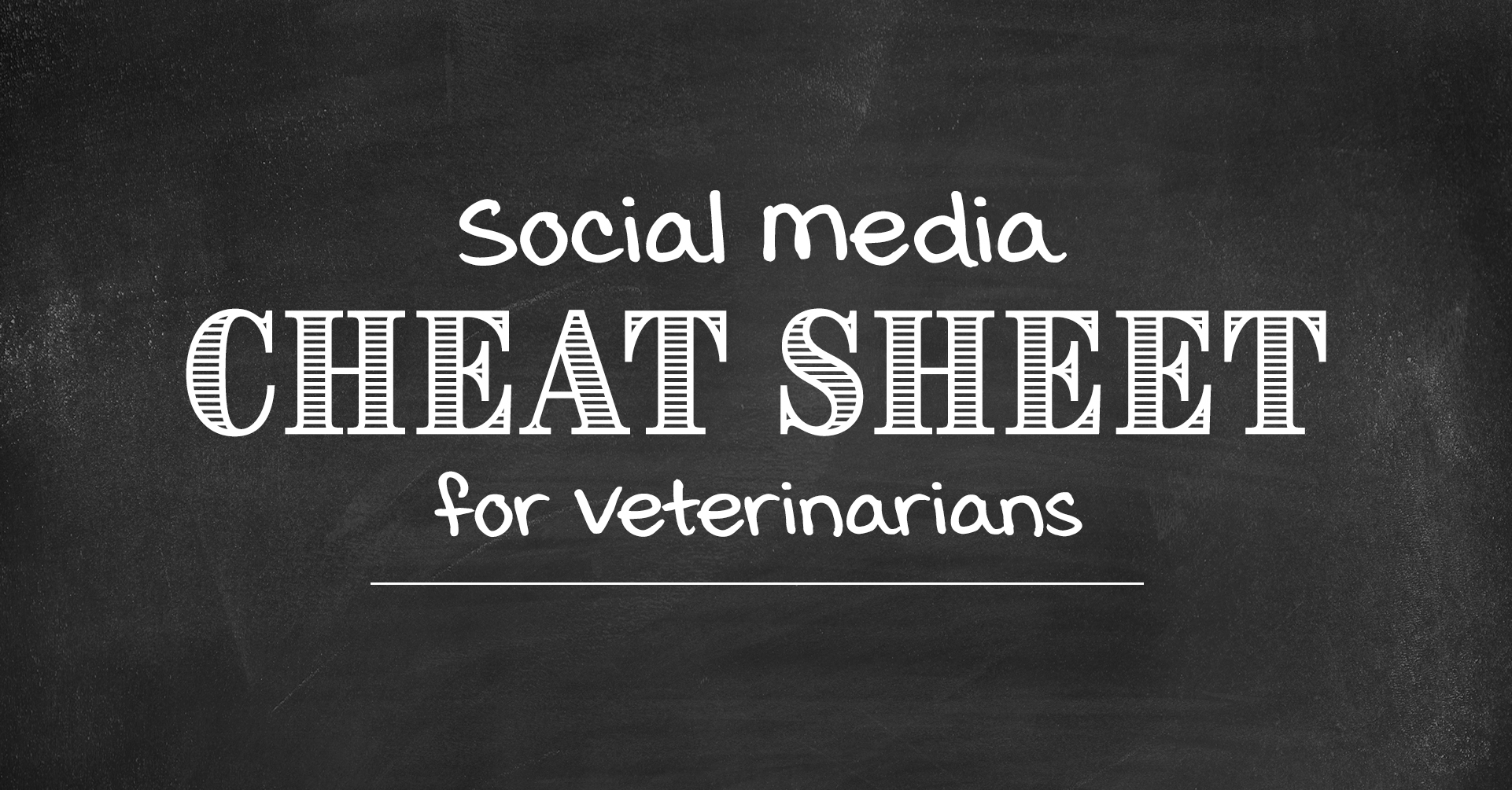 Social Media Cheat Sheet for Veterinarians